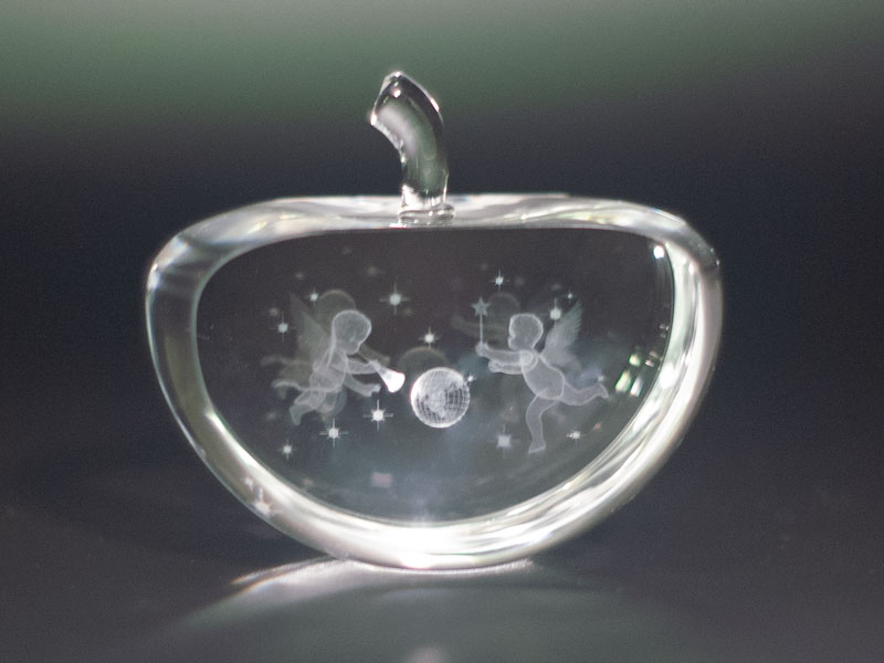 3Dクリスタル アップル天使