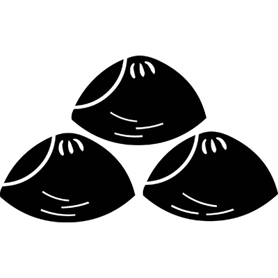 【蛤】三つ盛り蛤